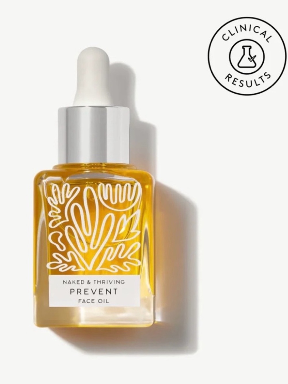 2 full size bottles Naked & Thriving Prevent Face Oil new without box
